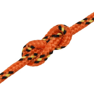 Berkfield Boat Rope Orange 5 mm 25 m Polypropylene