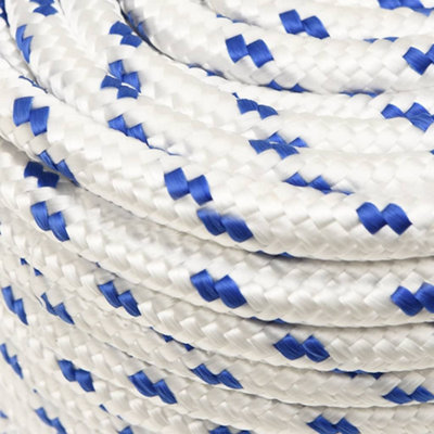 Berkfield Boat Rope White 14 mm 100 m Polypropylene