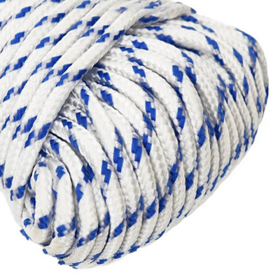 Berkfield Boat Rope White 4 mm 50 m Polypropylene
