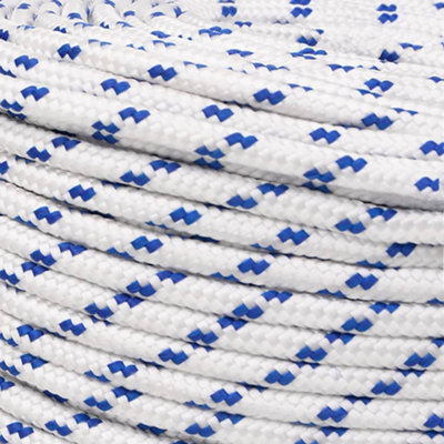 Berkfield Boat Rope White 6 mm 250 m Polypropylene