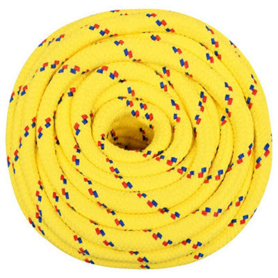 Berkfield Boat Rope Yellow 16 mm 250 m Polypropylene