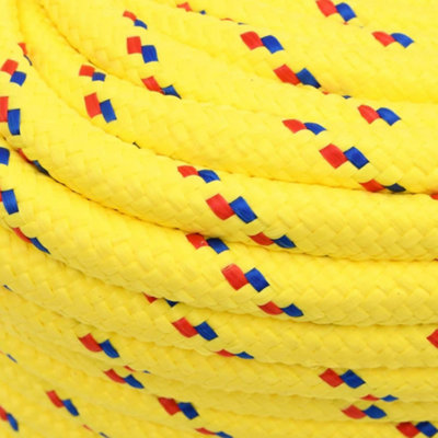 Berkfield Boat Rope Yellow 16 mm 250 m Polypropylene