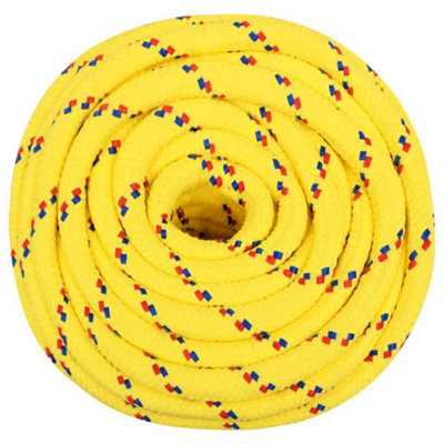 Berkfield Boat Rope Yellow 18 mm 25 m Polypropylene