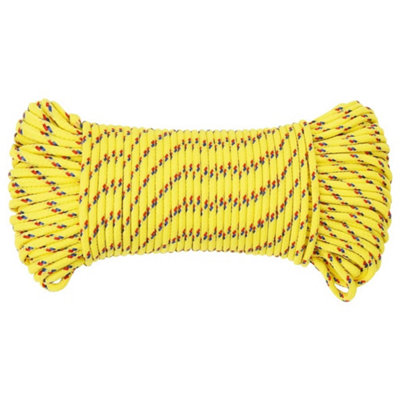 Berkfield Boat Rope Yellow 3 mm 100 m Polypropylene