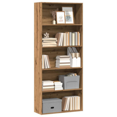 VidaXL Rolling Office Storage Cabinet - Artisian Oak | WhichOne - View #4