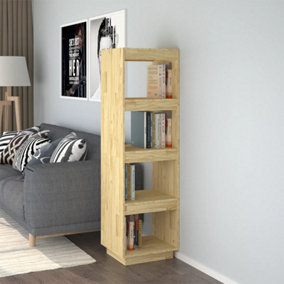 Berkfield Book Cabinet/Room Divider 40x35x135 cm Solid Pinewood