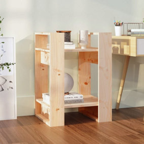 Berkfield Book Cabinet/Room Divider 41x35x57 cm Solid Wood Pine