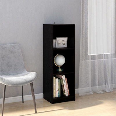 Berkfield Book Cabinet/Room Divider Black 36x33x110 cm Solid Pinewood