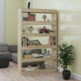 Berkfield Book Cabinet/Room Divider Sonoma Oak 100x30x166 cm