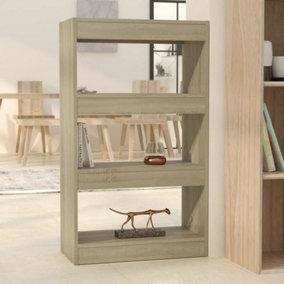 Berkfield Book Cabinet/Room Divider Sonoma Oak 60x30x103 cm Engineered Wood