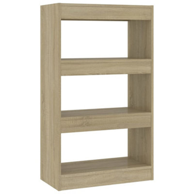 Berkfield Book Cabinet/Room Divider Sonoma Oak 60x30x103 cm Engineered Wood