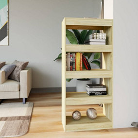 Berkfield Book Cabinet/Room Divider Sonoma Oak 60x30x135 cm Engineered Wood