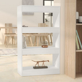 Berkfield Book Cabinet/Room Divider White 60x30x103 cm Engineered Wood