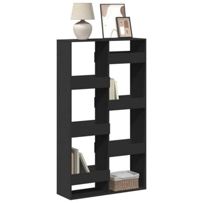Berkfield Bookcase Black 100x33x175 cm Engineered Wood