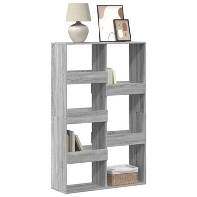 Berkfield Bookcase Grey Sonoma 100x33x155.5 cm Engineered Wood