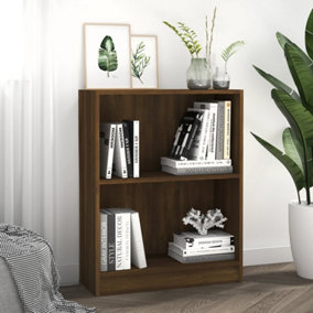 Berkfield Bookshelf Brown Oak 60x24x74.5 cm Engineered Wood