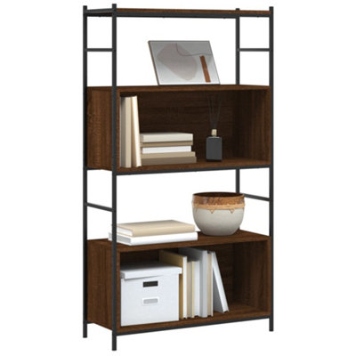 Iron store wood bookshelf