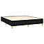 Berkfield Box Spring Bed Frame Black 180x200 cm 6FT Super King Fabric
