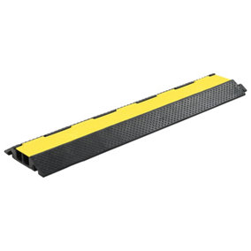 Berkfield Cable Protector Ramp 2 Channels Rubber 101.5 cm