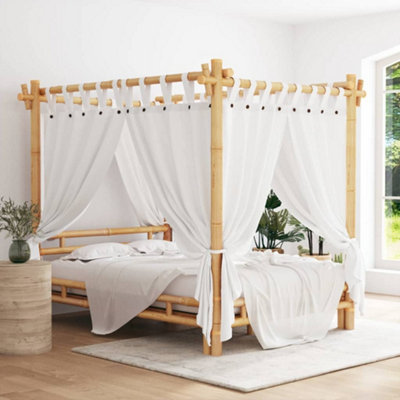 Bamboo canopy store bed