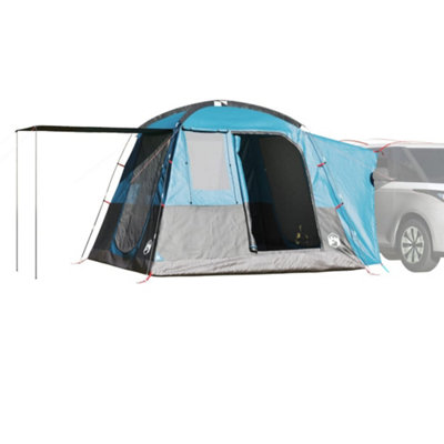 Berkfield Car Tent 4-Person Blue Waterproof