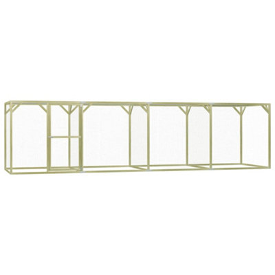 Berkfield Chicken Cage 1.5x6x1.5 m Impregnated Pinewood Price Comparisons | Compare The Build