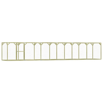 Berkfield Chicken Cage 1.5x9x1.5 m Impregnated Pinewood Price Comparisons | Compare The Build