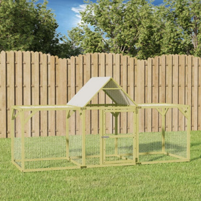 Berkfield Chicken Coop 300x100x150 cm Impregnated Solid Wood Pine Price Comparisons | Compare The Build