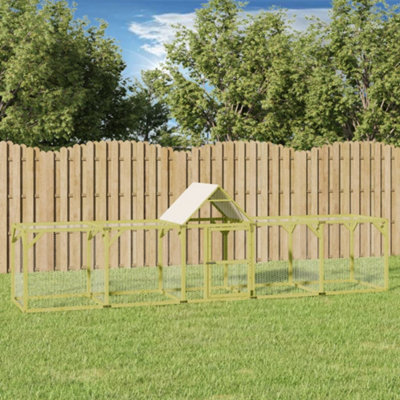 Berkfield Chicken Coop 500x100x150 cm Impregnated Solid Wood Pine Price Comparisons | Compare The Build