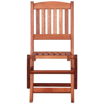 Berkfield Children's Dining Chairs 2 pcs Solid Eucalyptus Wood