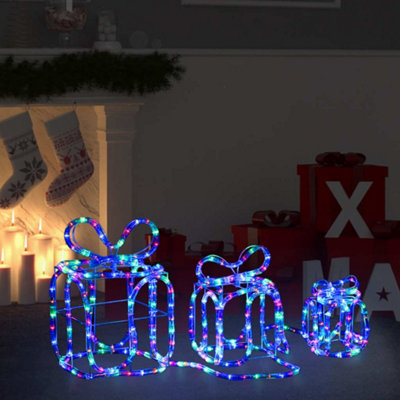 Berkfield Christmas Decoration Gift Boxes with 180 LEDs Indoor Outdoor Price Comparisons | Compare The Build
