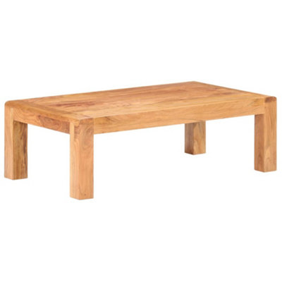 Berkfield Coffee Table 110x60x35 cm Solid Acacia Wood in Honey Finish