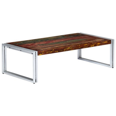 Berkfield Coffee Table 120x60x35 cm Solid Reclaimed Wood