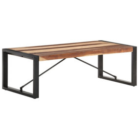 Berkfield Coffee Table 120x60x40 cm Solid Wood with Sheesham Finish