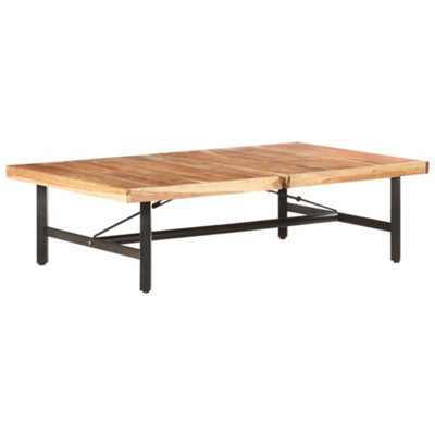 Berkfield Coffee Table 142x90x42 cm Solid Acacia Wood