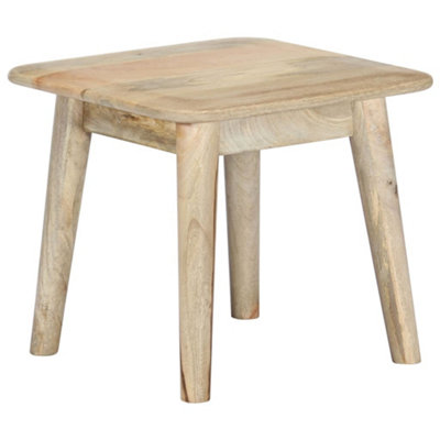 Berkfield Coffee Table 45x45x40 Cm Solid Mango Wood | DIY At B&Q