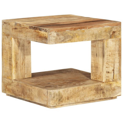 Berkfield Coffee Table 45x45x40 cm Solid Wood Mango