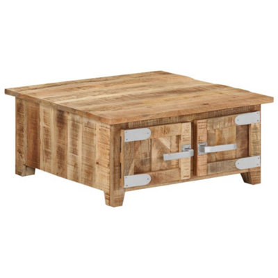 Berkfield Coffee Table 67x67x30 cm Solid Mango Wood