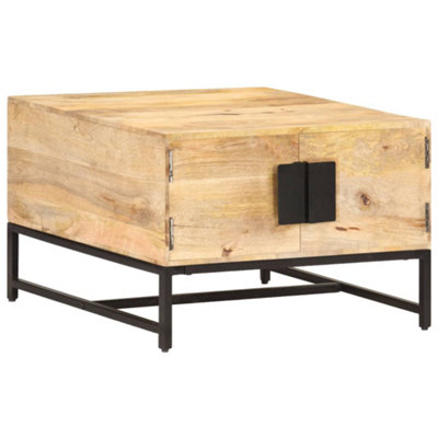 Berkfield Coffee Table 67x67x45 cm Solid Mango Wood