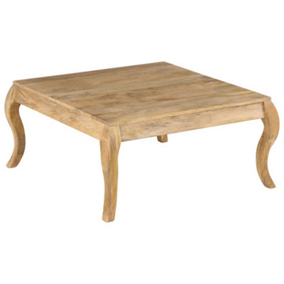 Berkfield Coffee Table 80x80x40 cm Solid Mango Wood