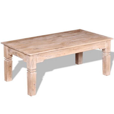 Berkfield Coffee Table Acacia Wood 110x60x45 cm