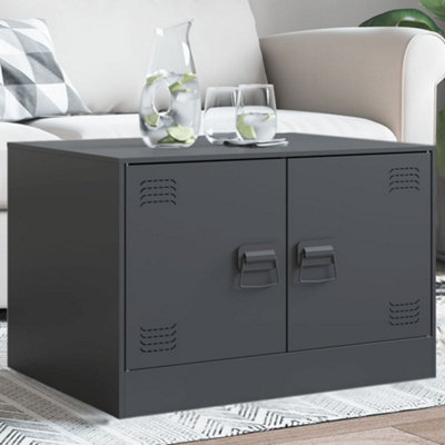 Berkfield Coffee Table Anthracite 67x50x44 cm Steel