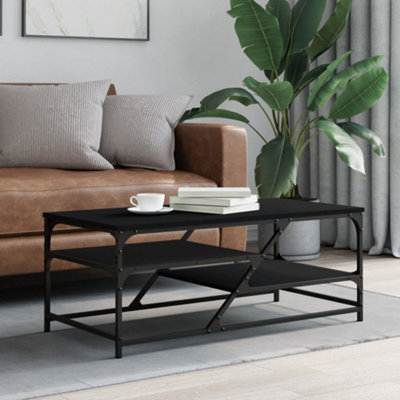 Berkfield Coffee Table Black 100x49x40 cm Engineered Wood