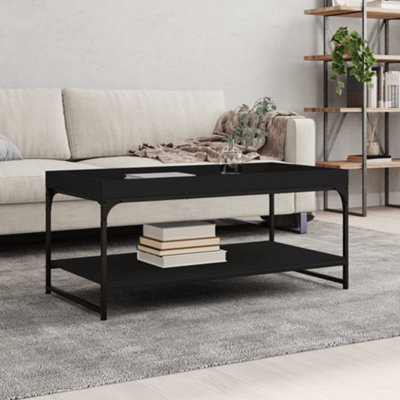 Berkfield Coffee Table Black 100x49x45 cm Engineered Wood