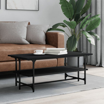 Berkfield Coffee Table Black 100x50x40 cm Engineered Wood