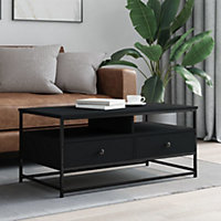 Berkfield Coffee Table Black 100x51x45 cm Engineered Wood