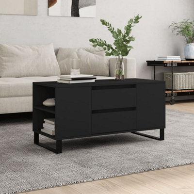 Berkfield Coffee Table Black 102x44.5x50 cm Engineered Wood