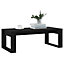 Berkfield Coffee Table Black 102x50x35 cm Engineered Wood