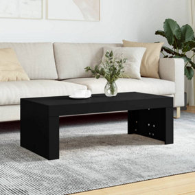 Berkfield Coffee Table Black 102x50x36 cm Engineered Wood