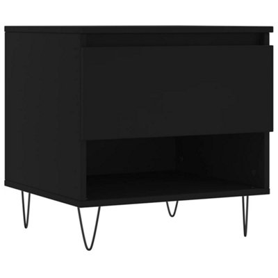 Berkfield Coffee Table Black 50x46x50 cm Engineered Wood